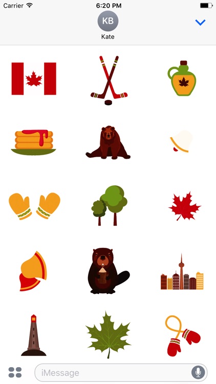 Animated I Love Canada Stickers screenshot-3