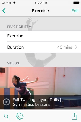 InfiniteGymnastics Practice Planner screenshot 3
