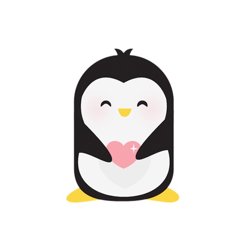 Penguin Love Sticker icon