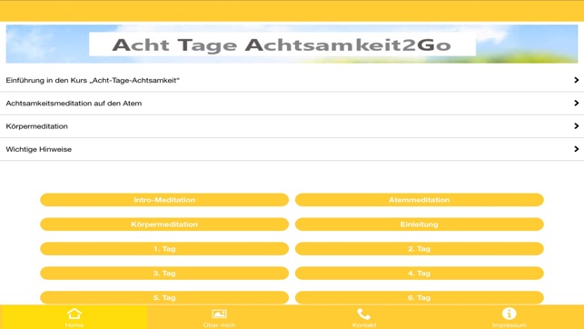 Acht-Tage Achtsamkeit2Go(圖2)-速報App