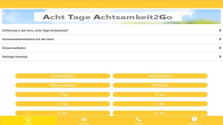 Acht-Tage Achtsamkeit2Go