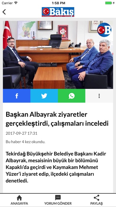 Kapaklı Bakış Gazetesi screenshot 2