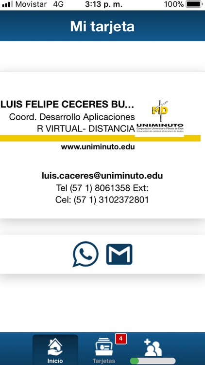 Tarjetero UNIMINUTO screenshot-4