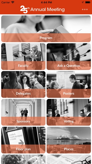 ECF 25th Annual Meeting App screenshot 2