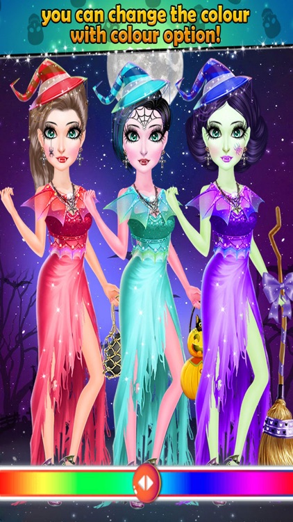 Monster Girls Makeup Dress Up screenshot-4