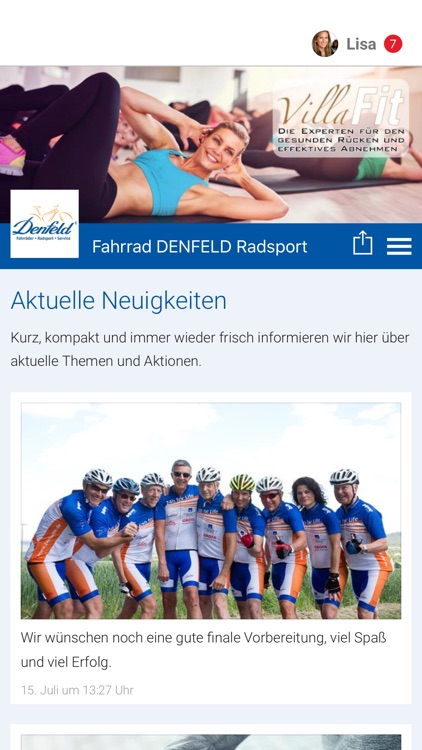 Fahrrad DENFELD Radsport