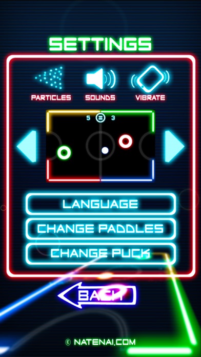 Screenshots of Glow Hockey 2 FREE for iPhone