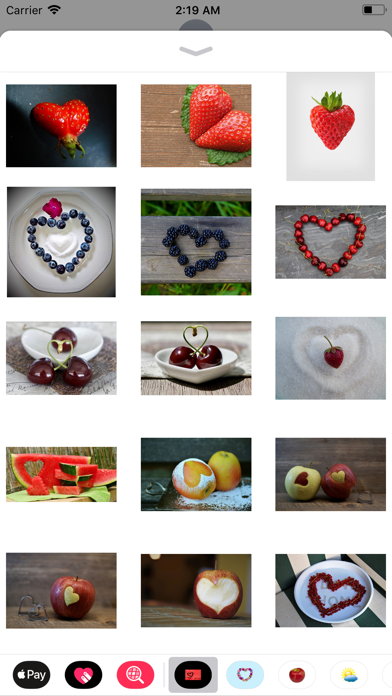 Fruit Hearts Sticker Pack screenshot 2
