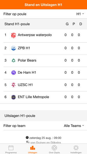 Zepta Waterpolo Toernooi(圖4)-速報App