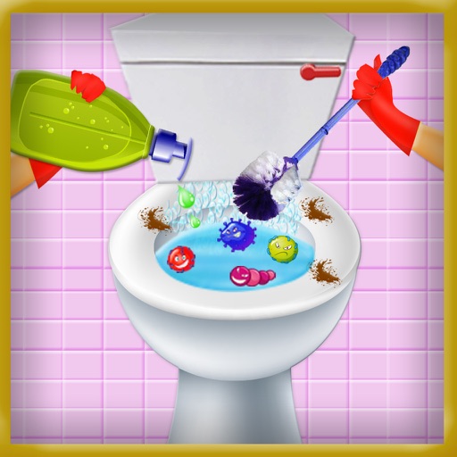 Washroom Repair Cleaning Game icon