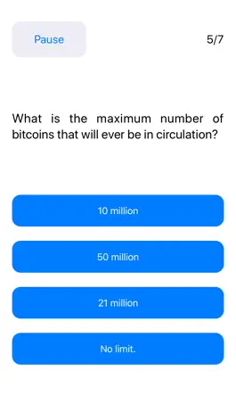 Game screenshot Bitcoin Quiz Game apk