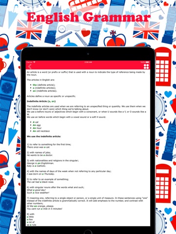 Learn English app: Articles screenshot 2