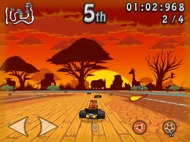 Bildschirmfoto 5 Wacky Wheels HD Kart Racing iphone