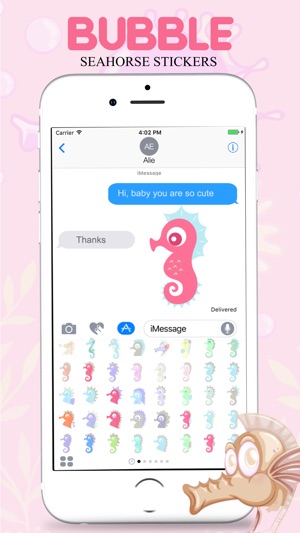 Bubble Seahorse Stickers(圖5)-速報App