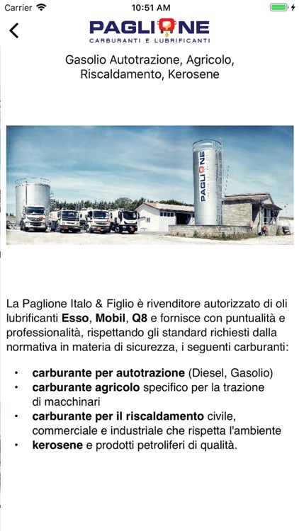 Paglione carburanti