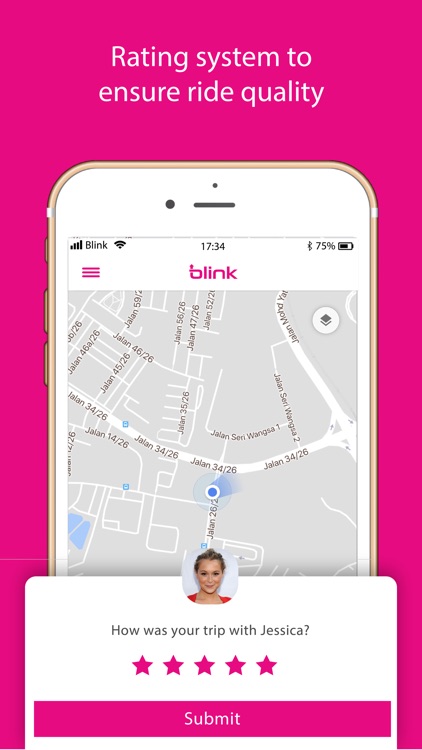 Blink - Ridesharing for women screenshot-3