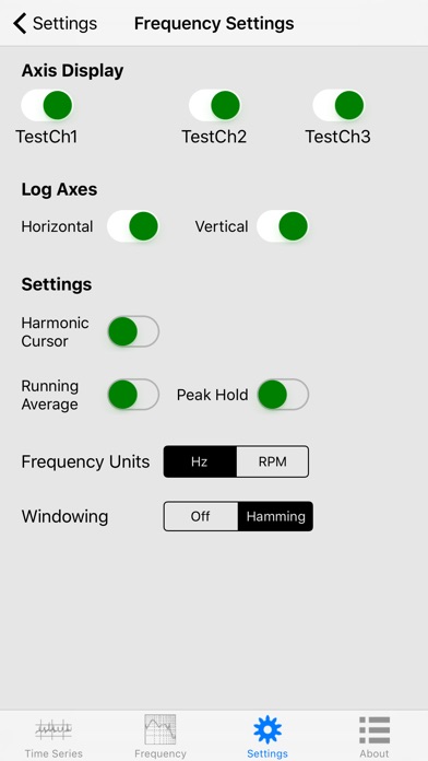 use cleartune app to measure frequency