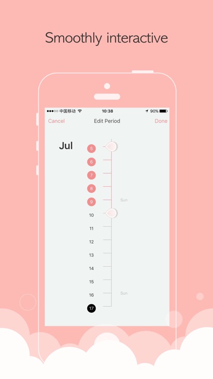 Luna Period Tracker:Menstrual calendar of my cycle screenshot-3
