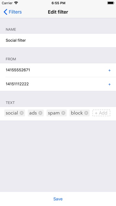 Message Filter - Unwanted SMS screenshot 2
