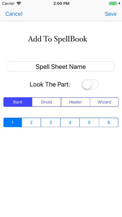 Amtgard SpellBook screenshot 2