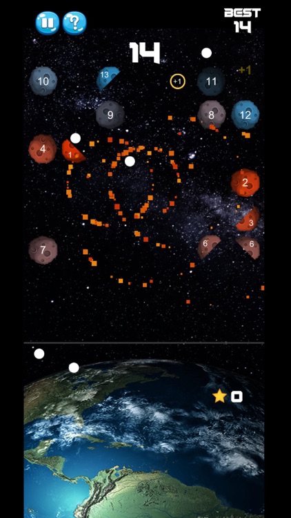 Balls VS Asteroids- Number Hit screenshot-4