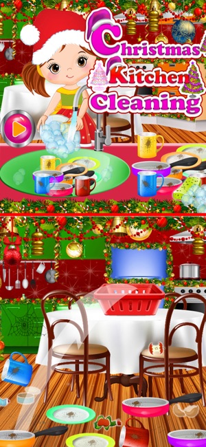 Christmas Kitchen Cleaning(圖2)-速報App