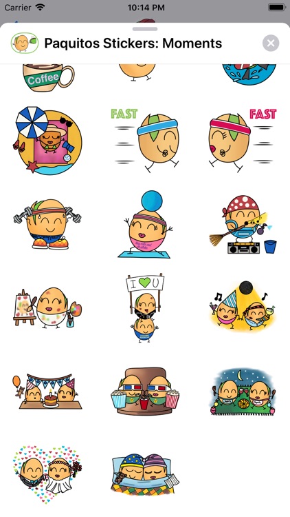 Paquitos Stickers: Moments screenshot-4