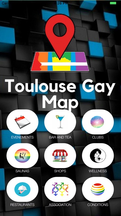 Toulouse Gay Map.