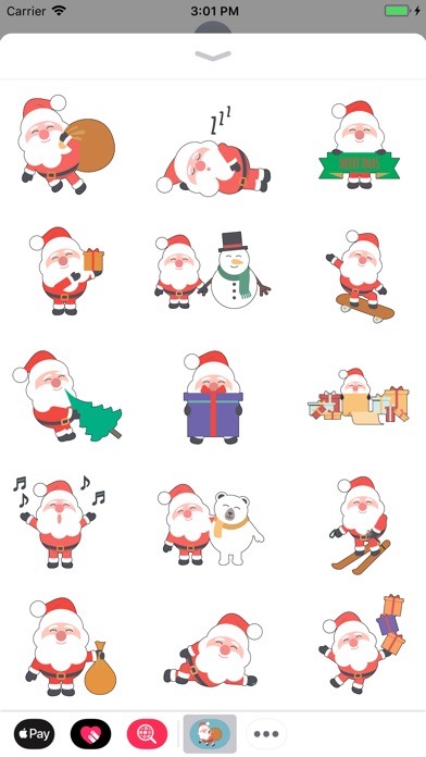 Funny Santa Claus - stickers screenshot 2