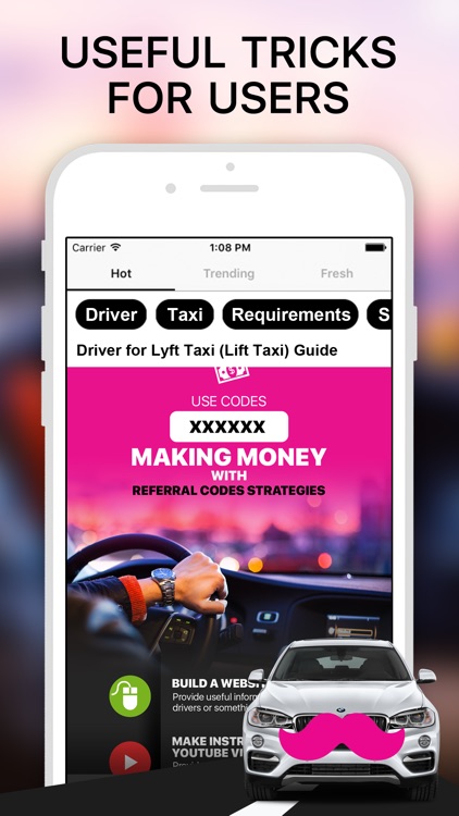Driver for Lyft Taxi Guide