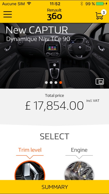 Renault 360° Configurator