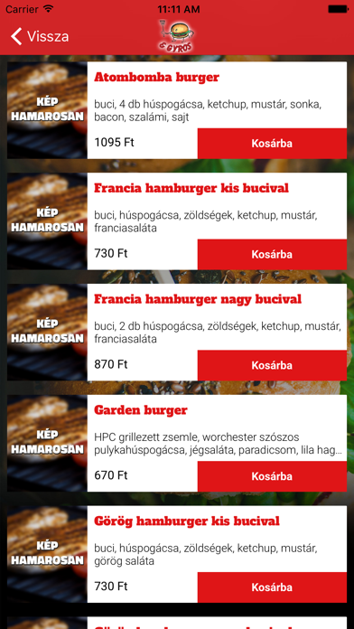 Óriás Hamburger & Gyros Center screenshot 2