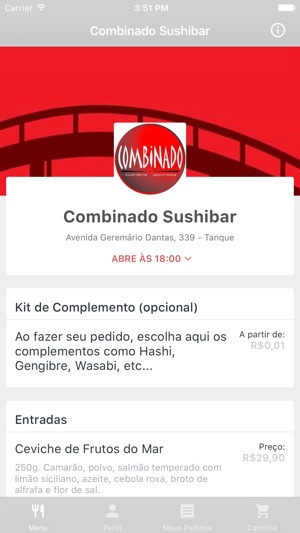 Combinado Sushibar Delivery(圖1)-速報App