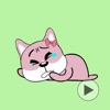 Joey - Pink Dog Emoji GIFs