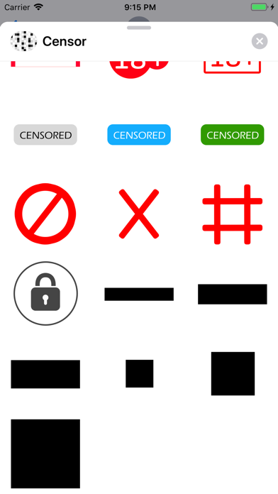 Censor Sticker Pack screenshot 2