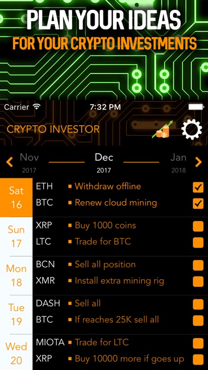 Cryptocurrency Invest Manager