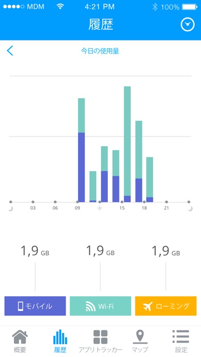 My Data Manager - 通信量節約のスクリーンショット4 My Data Manager - 通信量節約のスクリーンショット4