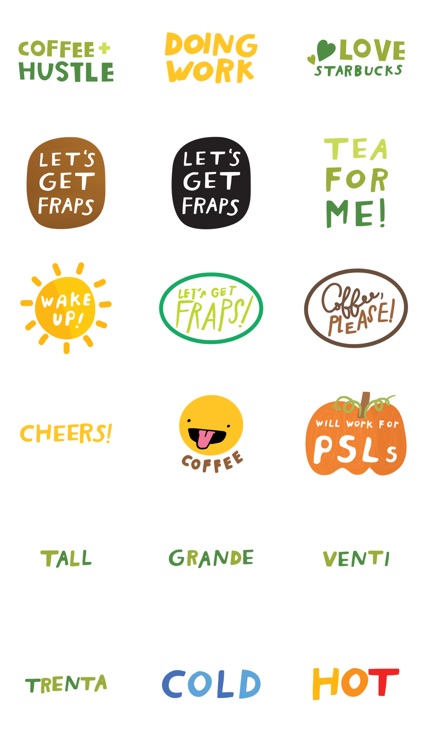 Starbucks Stickers by Starbucks Coffee Company