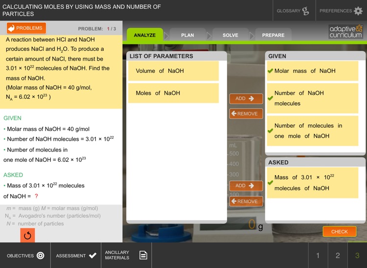 Calculating Moles with Mass screenshot-3