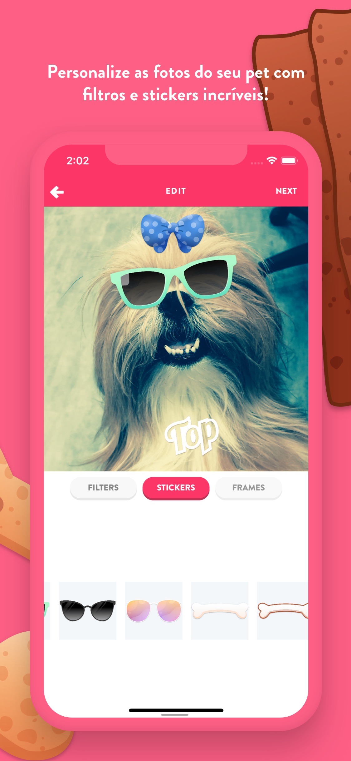 Screenshot do app Flockr