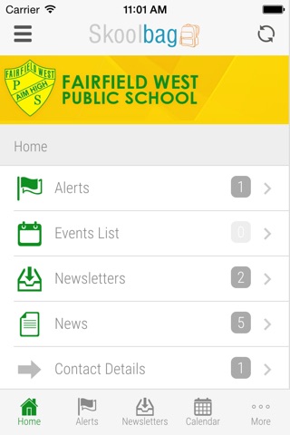 Fairfield West Public School - Skoolbag screenshot 2