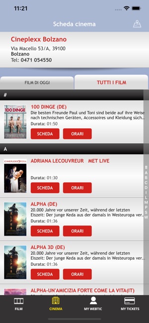 Webtic Cineplexx Bolzano(圖2)-速報App