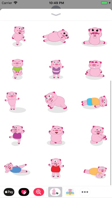 Piggy Gymnastics Animated screenshot 3
