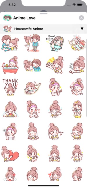 Anime Love Sticker(圖5)-速報App