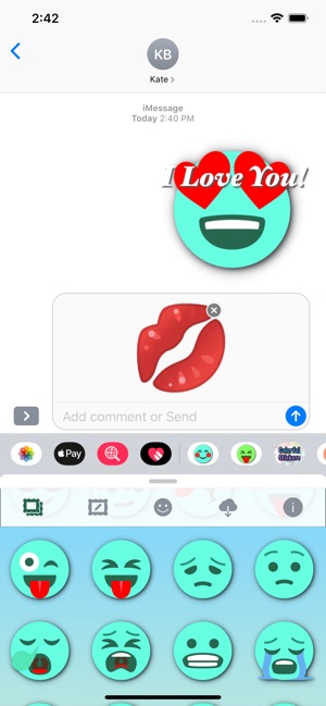 TURQUOISE Emoji • Stickers(圖7)-速報App