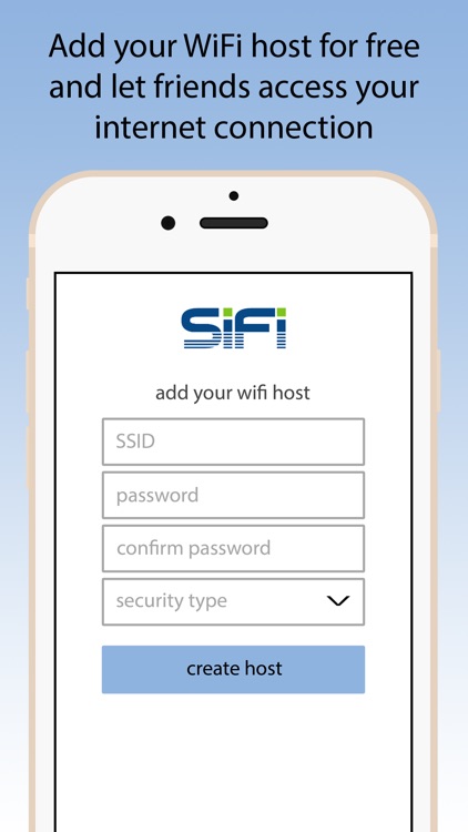 SiFi App - Share Your Internet