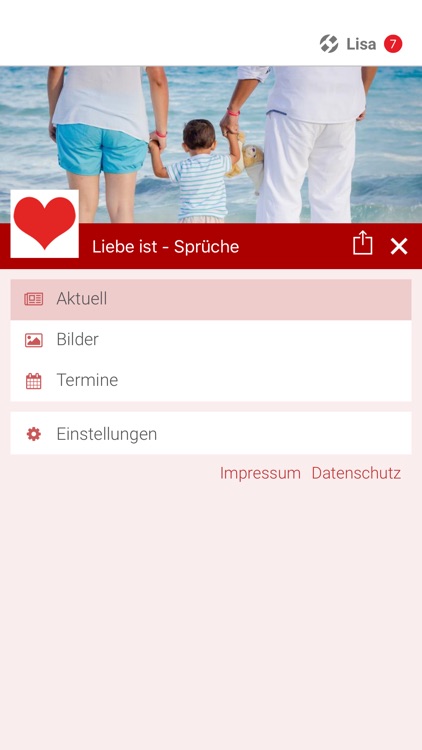 Liebe ist - Sprüche