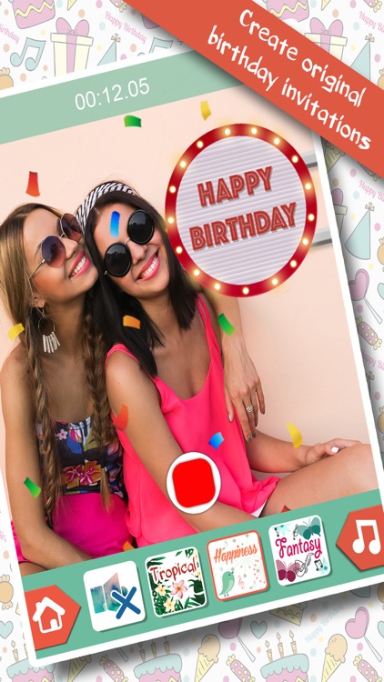 Birthday Gifs - Video Editor screenshot-3