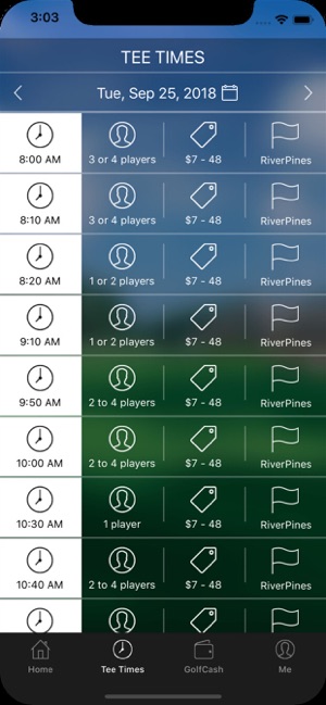 RiverPines Golf Tee Times(圖4)-速報App