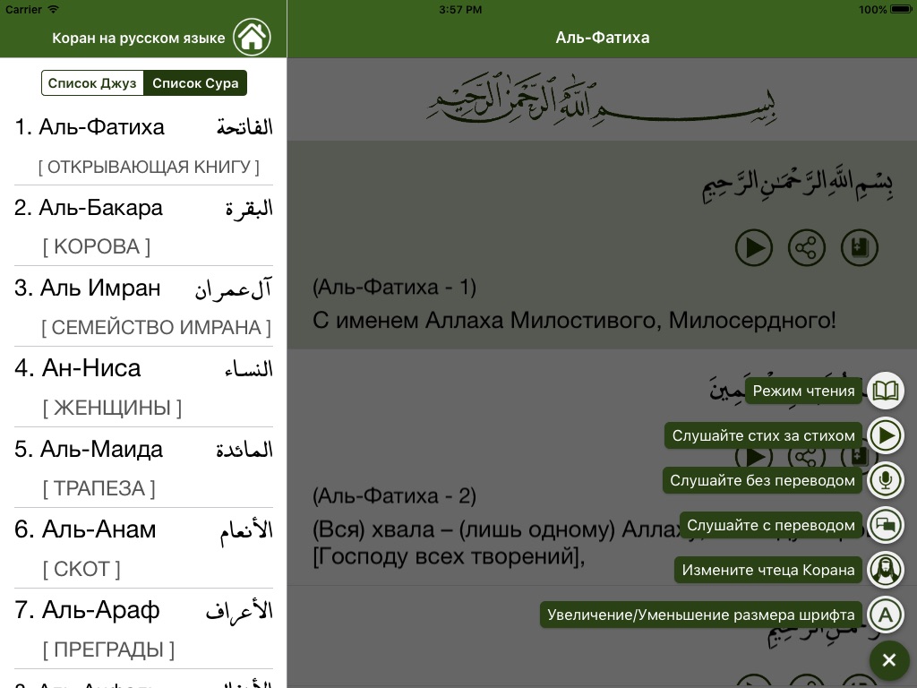 Коран Россия screenshot 3